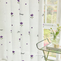 Varanda de casa semi-negra Pasha Voile Sheer Curtain